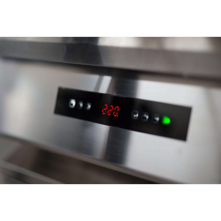 Płyta grillowa elektryczna | energooszczędna | nastawna | pojedyncza | ryflowana | Zernike | GE4070T1C