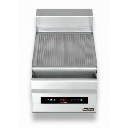 Płyta grillowa elektryczna | energooszczędna | nastawna | pojedyncza | ryflowana | Zernike | GE4090T1C