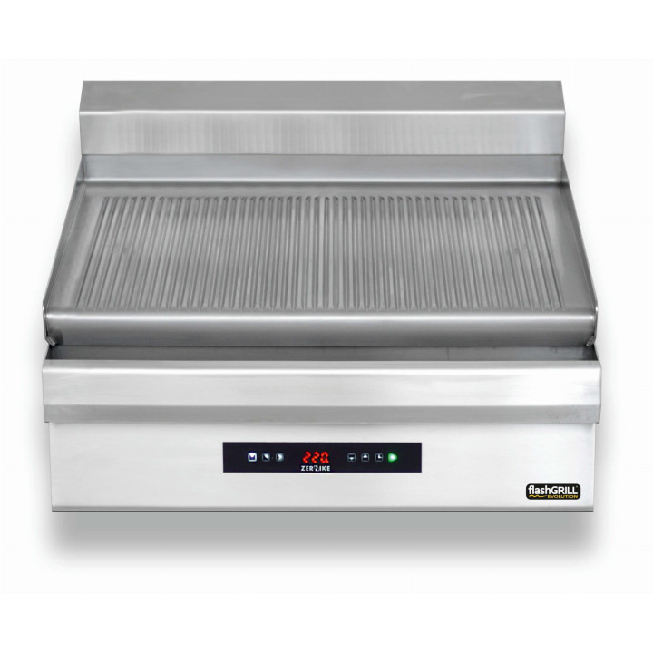Płyta grillowa elektryczna | energooszczędna | nastawna | podwójna | ryflowana | Zernike | GE8070T1C