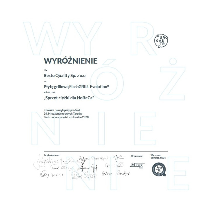 Płyta grillowa elektryczna | energooszczędna | nastawna | podwójna | gładka | Zernike | GE8090L2C