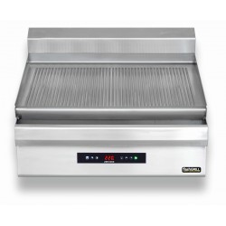 Płyta grillowa elektryczna | energooszczędna | nastawna | podwójna | ryflowana | Zernike | GE8090T1C