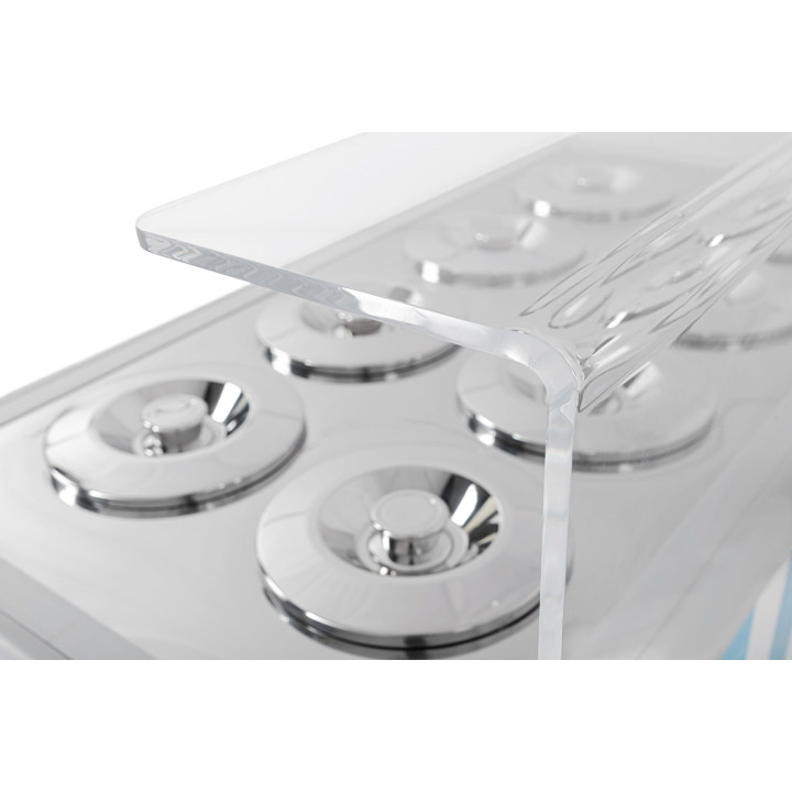 Dystrybutor do lodów | witryna do lodów | konserwator | retro | 10 tub | okrągłe kuwety | 1503x670x895 mm | GELATO POZETTI 10 BL