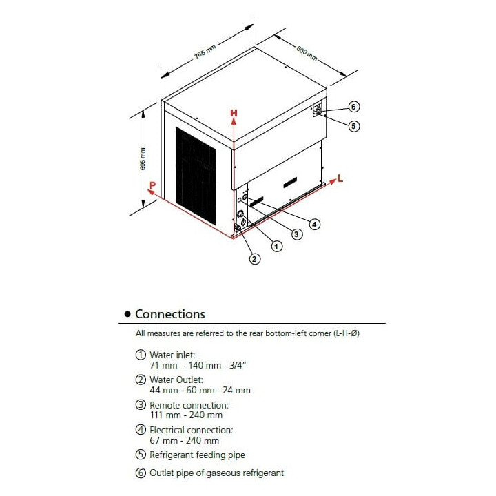 Łuskarko-Grudkarka Frozen Snow | 1000kg/24h | GM2000 SPLIT