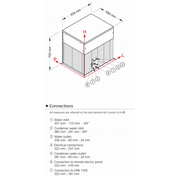 Łuskarko-grudkarka Frozen Snow | 1000 kg/24h | 400V | system chłodzenia powietrzem | GM2000A