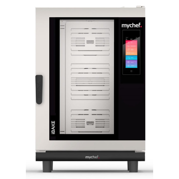 Piec konwekcyjno-parowy gazowy | piekarniczo-cukierniczy | automatyczny system myjący | 10x600x400 |  20 kW | 230 V | Mychef iBa