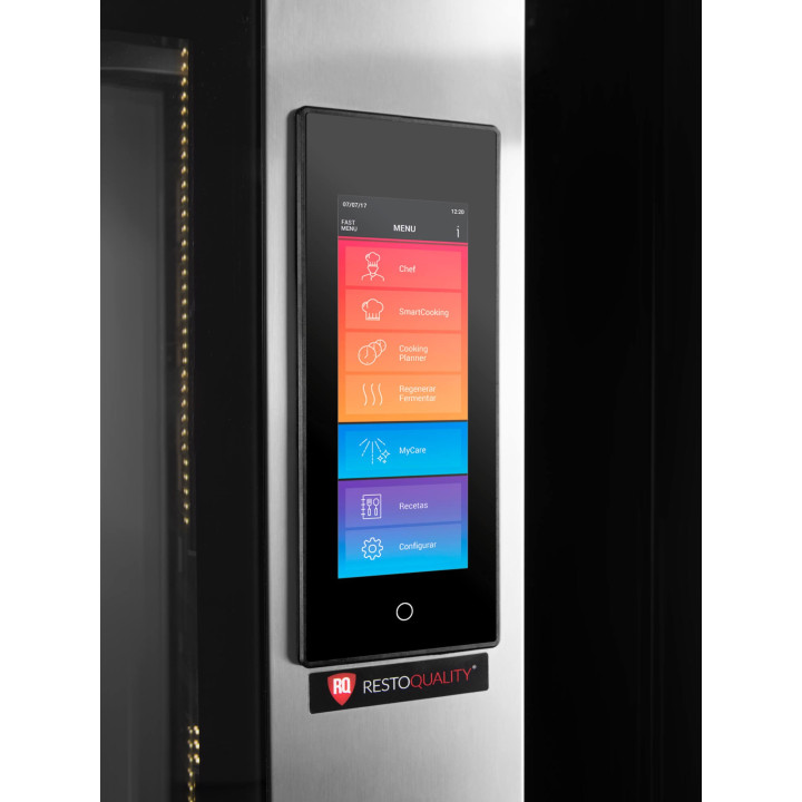 Piec konwekcyjno-parowy elektryczny | z wózkiem | piekarniczo-cukierniczy | automatyczny system myjący | 16x600x400 |  34,7 kW |