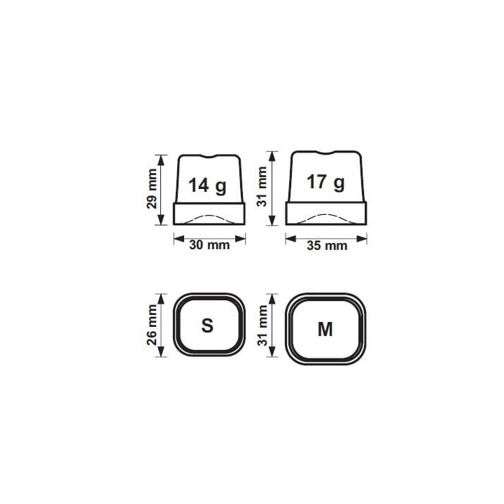 Kostkarka do lodu Frozen Dice | 26kg/24h | do zabudowy | IC50A