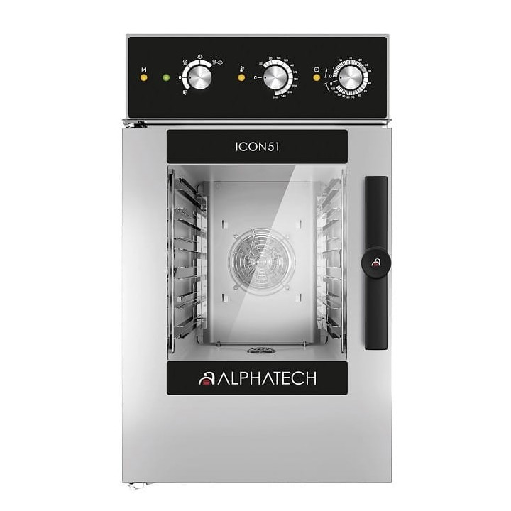 Piec konwekcyjno-parowy ICCM061E | 6x GN 1/1 | ICON51 Alphatech by Lainox  | sterowanie manualne