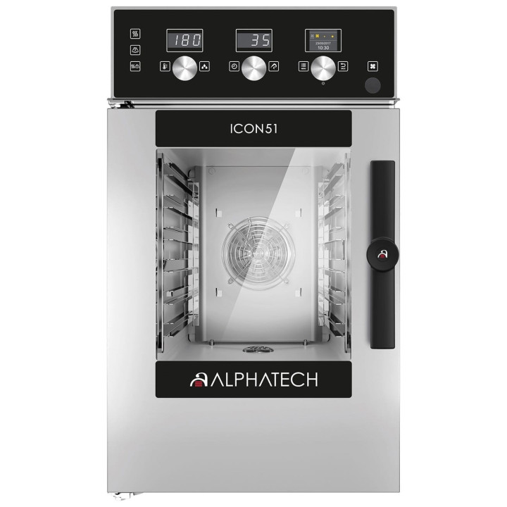 Piec konwekcyjno-parowy ICCT026E | 6x GN 2/3 | ICON51 Alphatech by Lainox  | sterowanie elektroniczne