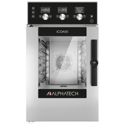 Piec konwekcyjno-parowy ICCT061E | 6x GN 1/1 | ICON51 Alphatech by Lainox  | sterowanie elektroniczne