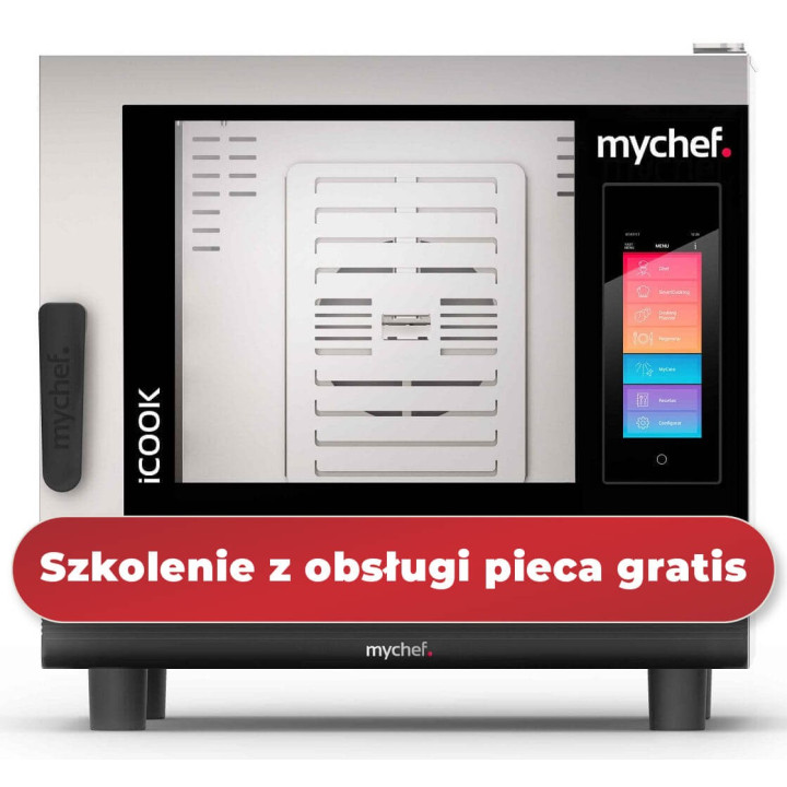 Piec konwekcyjno-parowy gazowy | automatyczny system myjący | 6xGN1/1 | 13 kW | Mychef iCook 061G