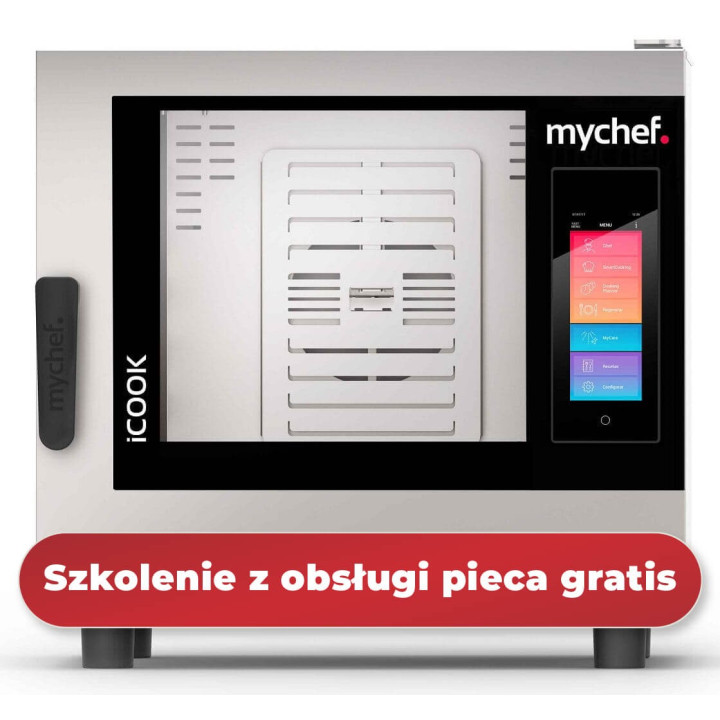 Piec konwekcyjno-parowy gazowy | automatyczny system myjący | 6xGN2/1 | 20 kW | 230 V | Mychef iCook 062G