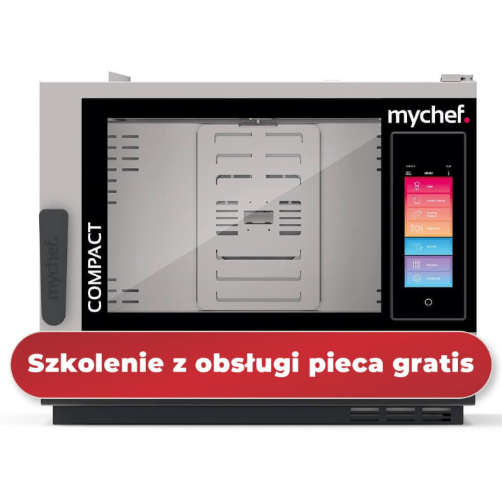 Piec konwekcyjno-parowy elektryczny | automatyczny system myjący | 6xGN1/1 | 7,3 kW | 400 V | Mychef iCook Compact 061TE