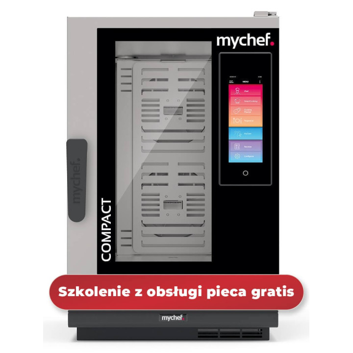 Piec konwekcyjno-parowy elektryczny | automatyczny system myjący | 10xGN1/1 | 12,6 kW | 400 V | Mychef iCook Compact 101E