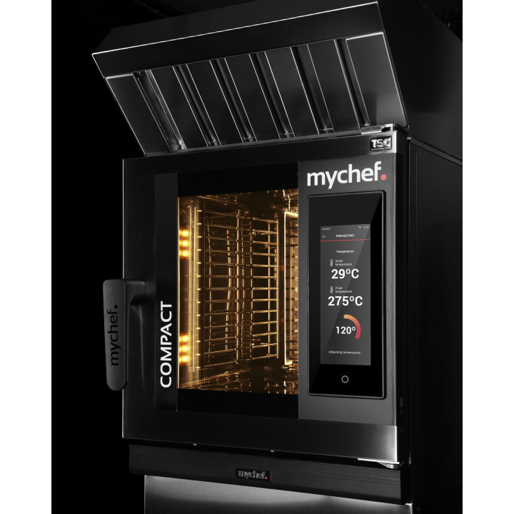 Piec konwekcyjno-parowy elektryczny | automatyczny system myjący | 6xGN2/3 | 6,3 kW | 400 V | Mychef ICOOK Compact 623E TSC