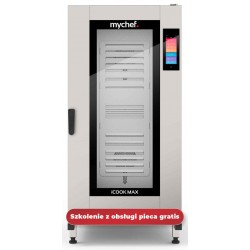 Piec konwekcyjno-parowy elektryczny | z wózkiem | automatyczny system myjący | 20xGN1/1 | 34,7 kW | 400 V | Mychef iCook MAX 201