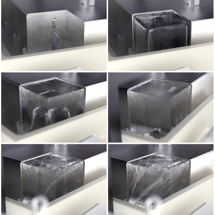 Kostkarka do lodu Hoshizaki IM-240AWNE-HC | 205 kg/24h | chłodzona wodą | kostka sześcian | 28x28x32 mm