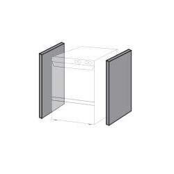 Podwójna ścianka 18mm | izolacja termiczna i akustyczna do zmywarek Krupps | KDW543