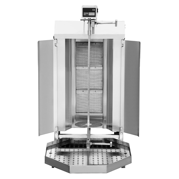 Gyros | opiekacz gazowy do kebaba | 3 palniki | wsad 40kg KLG220