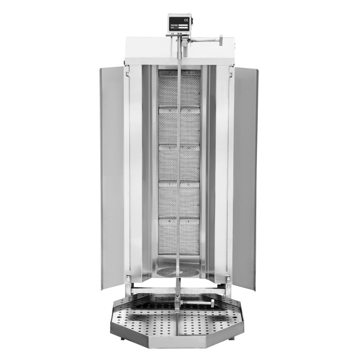 Gyros | opiekacz gazowy do kebaba | 5 palników | wsad 80kg KLG222
