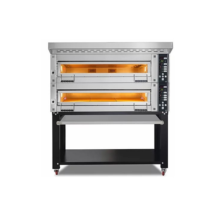 Piec piekarniczy modułowy 2-komorowy | elektryczny | 21 kW | 400V | 1660x1020x1850 | MD/1200/1