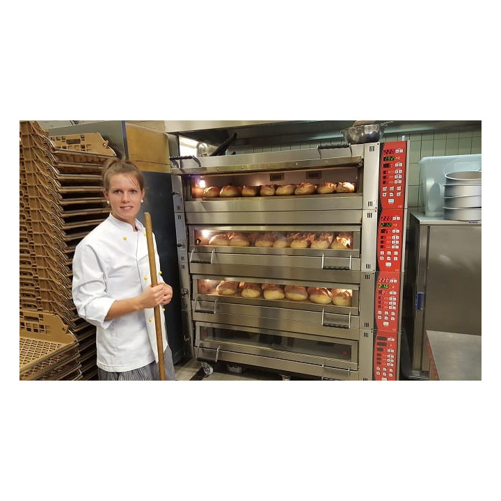 Piec piekarniczy modułowy 2-komorowy | elektryczny | 24,4 kW | 400V | 1660x1400x1930 | MD/1400/1