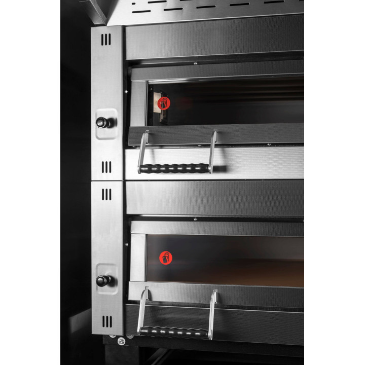 Piec piekarniczy modułowy 2-komorowy | elektryczny | 27,4 kW | 400V | 1660x1400x1930 | MD/1400/2