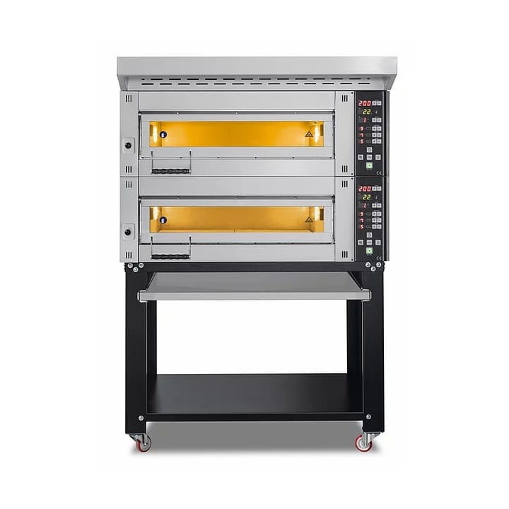 Piec piekarniczy modułowy 2-komorowy | elektryczny | 15 kW | 400V | 1260x1020x1850 | MD/800/1