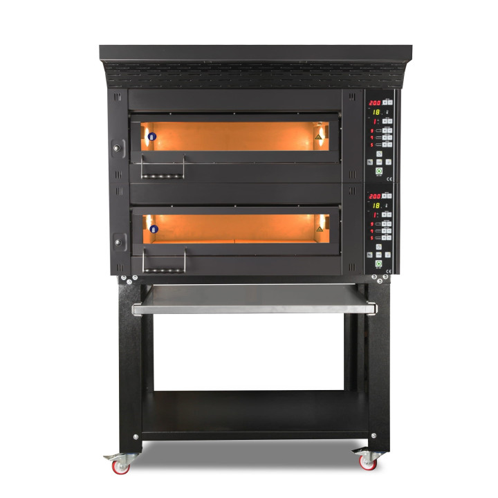 Piec piekarniczy modułowy 2-komorowy | elektryczny | 15 kW | 400V | 1260x1020x1850 | MD/800/1