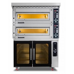 Piec piekarniczy modułowy 2-komorowy | elektryczny | 18 kW | 400V | 1260x1020x1850 | MD/800/2