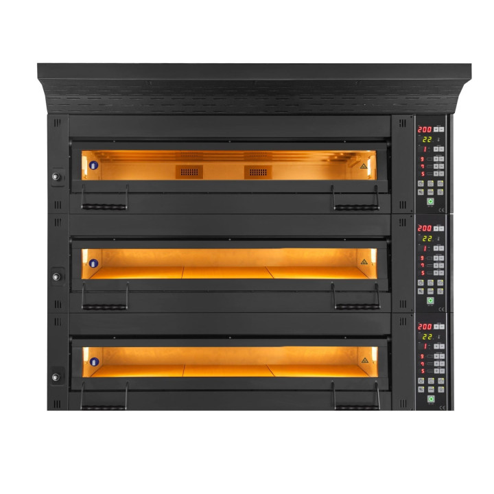 Piec piekarniczy modułowy 3-komorowy | elektryczny | 34,5 kW | 400V | 1660x1020x2050 | MT/1200/2