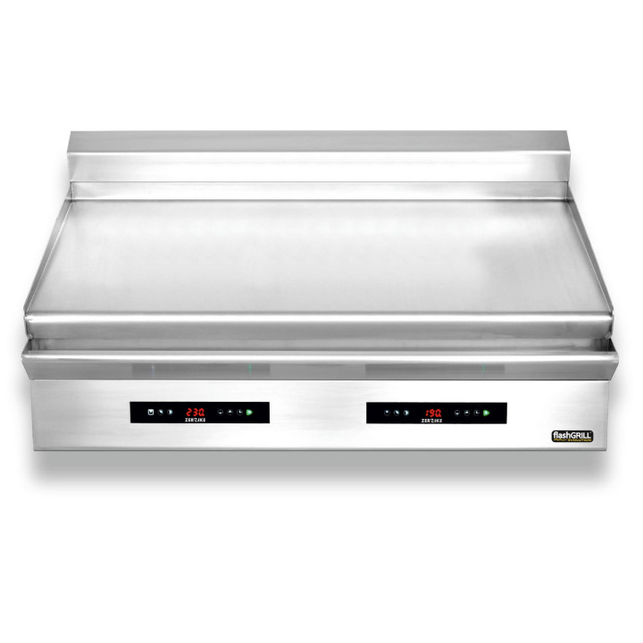 Płyta grillowa elektryczna | nastawna | podwójna | gładka | Zernike | PE12075L2C