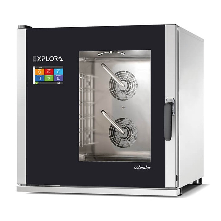 Piec konwekcyjno-parowy PF7906 | Explora Colombo | 6xGN1/1 | 6x600x400 | sonda | system myjący | 10,5kW