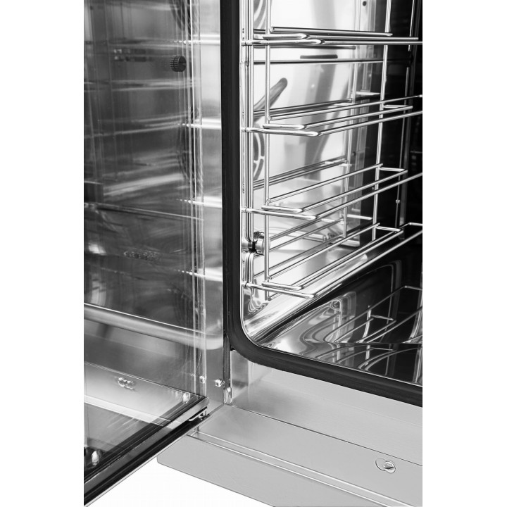 Piec konwekcyjno-parowy 5x GN1/1 | drzwi otwierane na prawo | automatyczny system myjący | 6,3 kW | Piron Vespucci Wash PF8904L