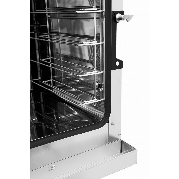 Piec konwekcyjno-parowy 5x GN1/1 | drzwi otwierane na prawo | automatyczny system myjący | 6,3 kW | Piron Vespucci Wash PF8904L