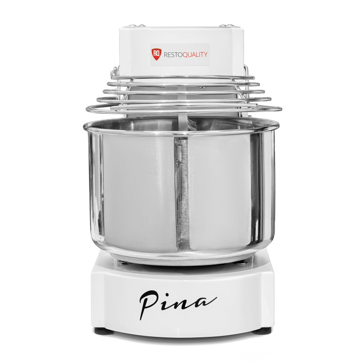 Miesiarka spiralna do ciasta PINA10 | ze stałym hakiem i dzieżą | 7 litrów | 230V