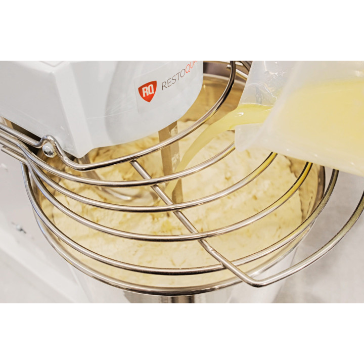 Miesiarka spiralna do ciasta PINA10 | ze stałym hakiem i dzieżą | 7 litrów | 230V