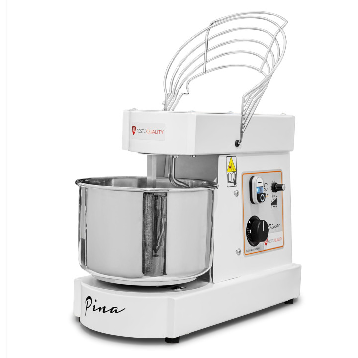 Miesiarka spiralna do ciasta PINA10  VV | regulacja prędkości obrotów | ze stałym hakiem i dzieżą | 7 litrów | 230V