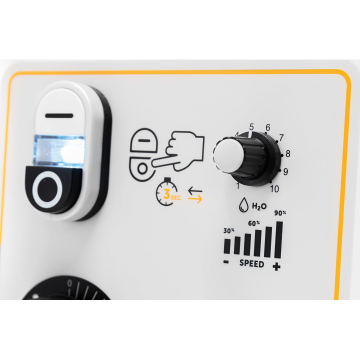 Miesiarka spiralna do ciasta PINA10  VV | regulacja prędkości obrotów | ze stałym hakiem i dzieżą | 7 litrów | 230V