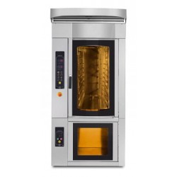Elektryczny piec piekarniczy | modułowy | obrotowy | 10x 400x600 | 25,5 kW | PM-D-10