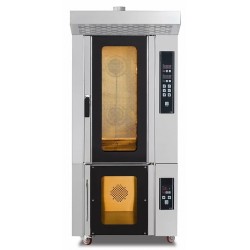 Gazowy piec piekarniczy | modułowy | konwekcyjno-parowy | 9x 400x600 | 14 kW | PM-G-9