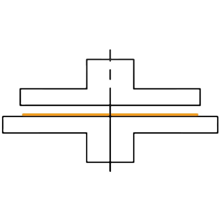 Prasa do formowania ciasta na pizzę PR33L | podkład na pizzę bez rantu