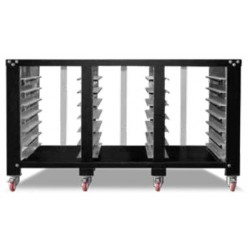 Podstawa do pieca piekarniczego modułowego ME/1400 | prowadnice na tace | 1620x1100x900 mm | PT/1400/DE