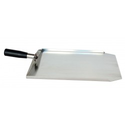 Szufelka aluminiowa z rantami bocznymi | 280x280 mm | QSAB