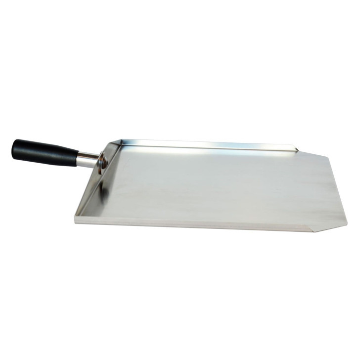 Szufelka aluminiowa z rantami bocznymi | 280x280 mm | QSAB