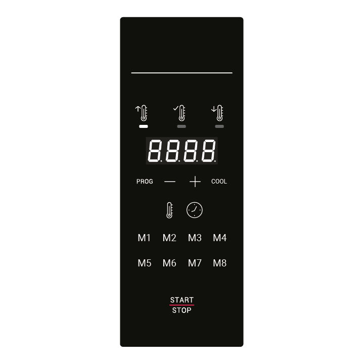 Piec konwekcyjny szybkiego gotowania | ogrzewanie nadmuchowe | cyfrowy panel sterowania | 3,6 kW | 230V | 397x598x410 mm | QUICK