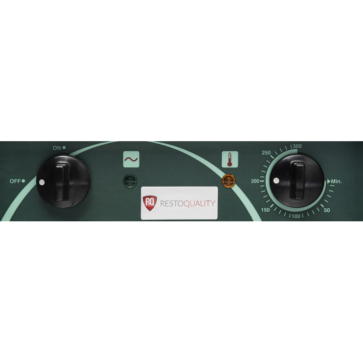 Grill elektryczny kontaktowy panini RN101-A | 2 płyty ryflowane