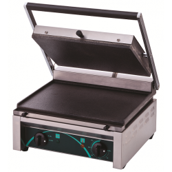 Grill elektryczny kontaktowy panini RN101-C | 2 płyty gładkie