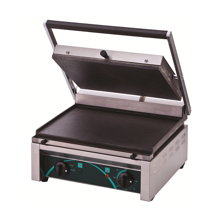 Grill elektryczny kontaktowy panini RN101-C | 2 płyty gładkie