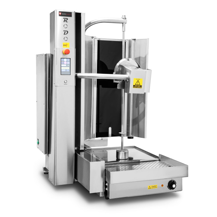 Kebab automatyczny elektryczny | gyros automatyczny | wsad 80 kg | 4 palniki | RODO4E